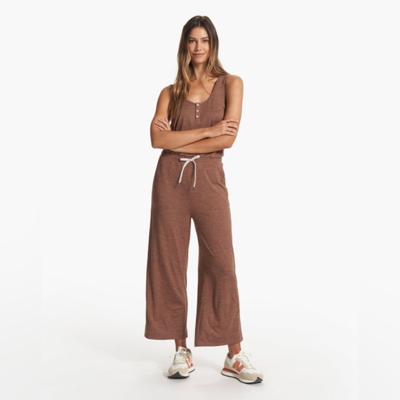 NWT Vuori Falls Jumpsuit in Almond Heather